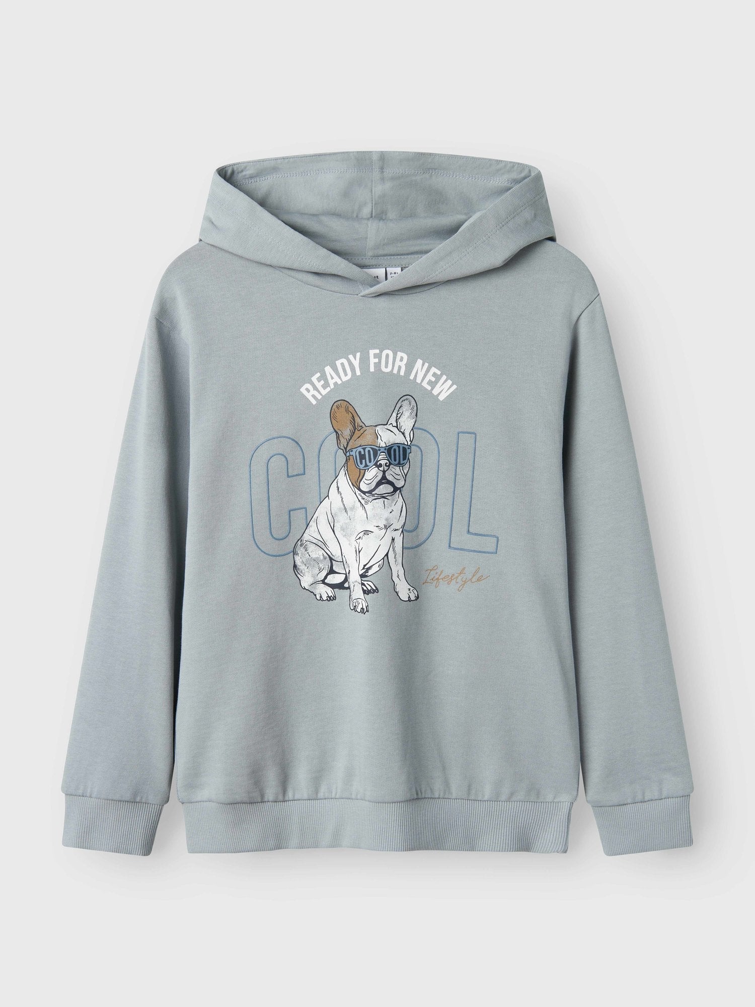 NAME IT Суитшърт NKMBEDOG LS NREG SWEAT WH UNB