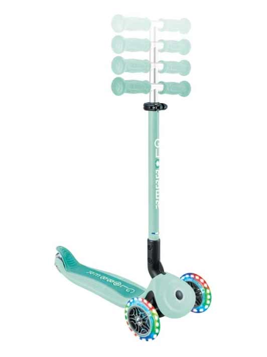 GLOBBER Сгъваема тротинетка GO UP ACTIVE LIGHTS 360°