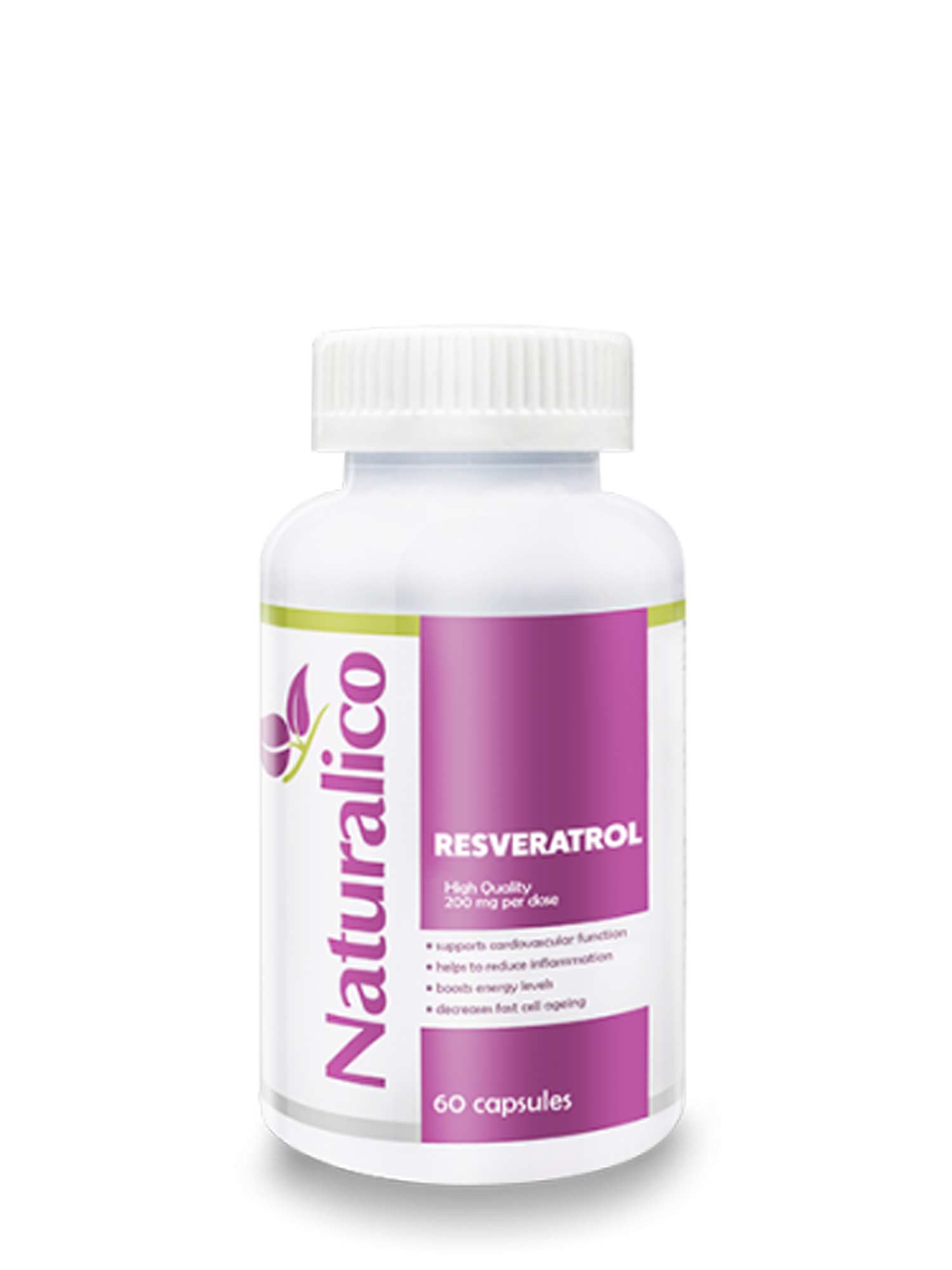 NATURALICO Ресвератрол 200mg-60 капсули