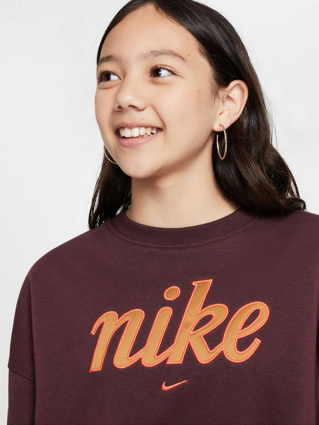 NIKE Блуза G NSW CLUB FLC BXY CRW GX STAR