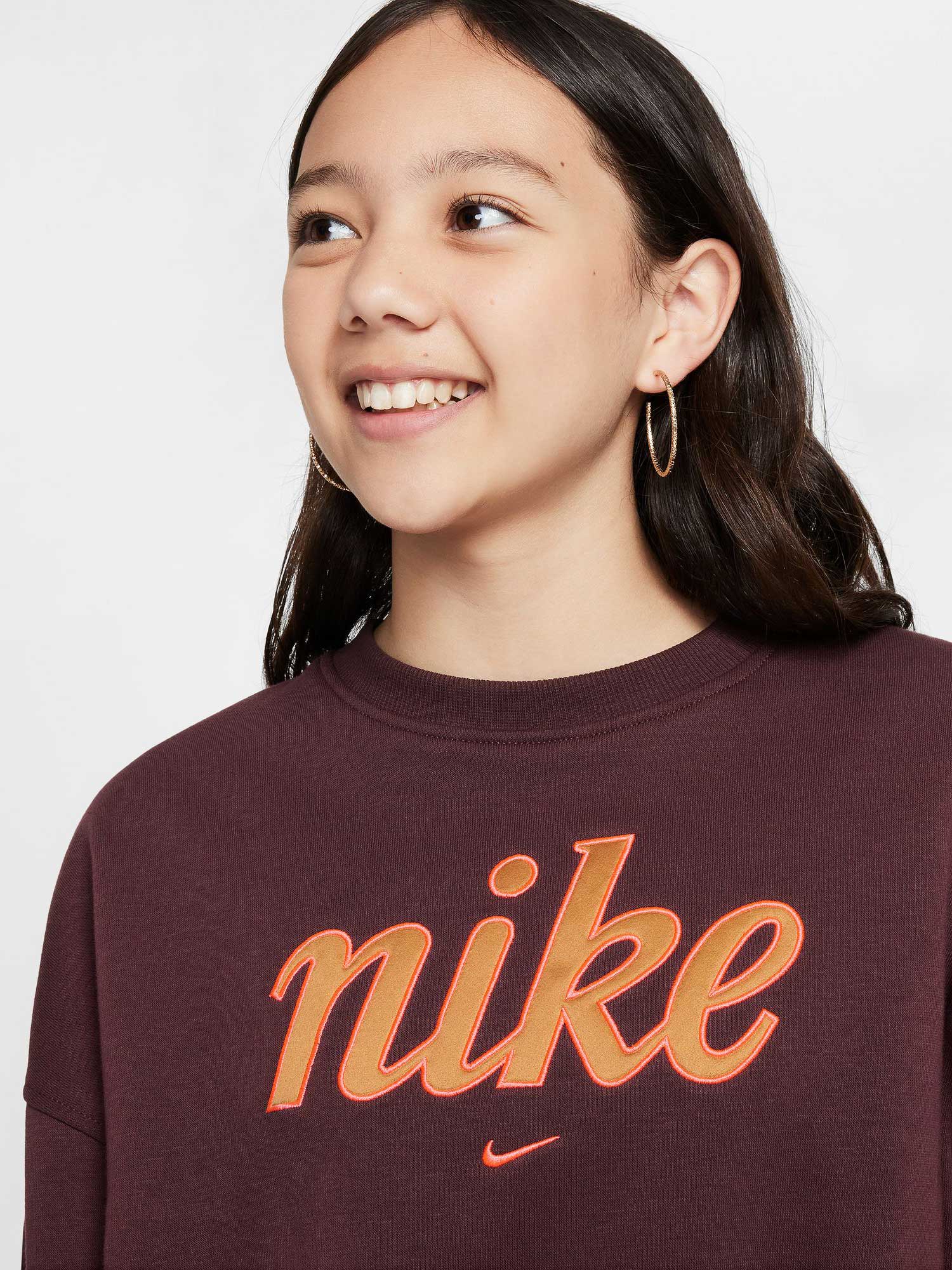 NIKE Блуза G NSW CLUB FLC BXY CRW GX STAR