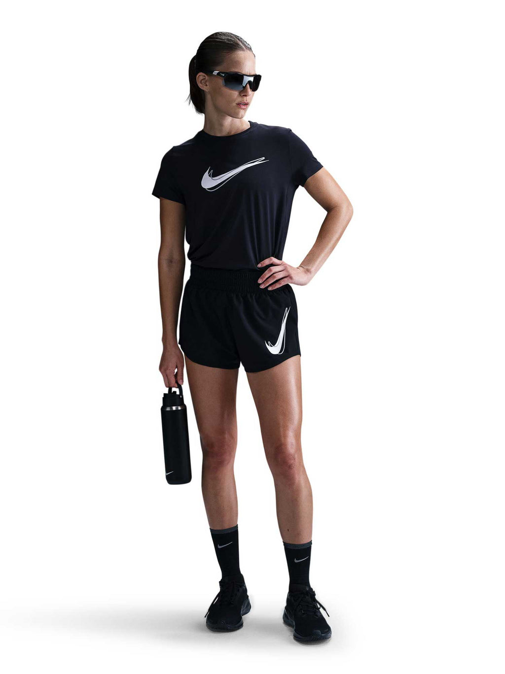 NIKE Къси панталони W NK ONE SWH HB DF MR BR SRT