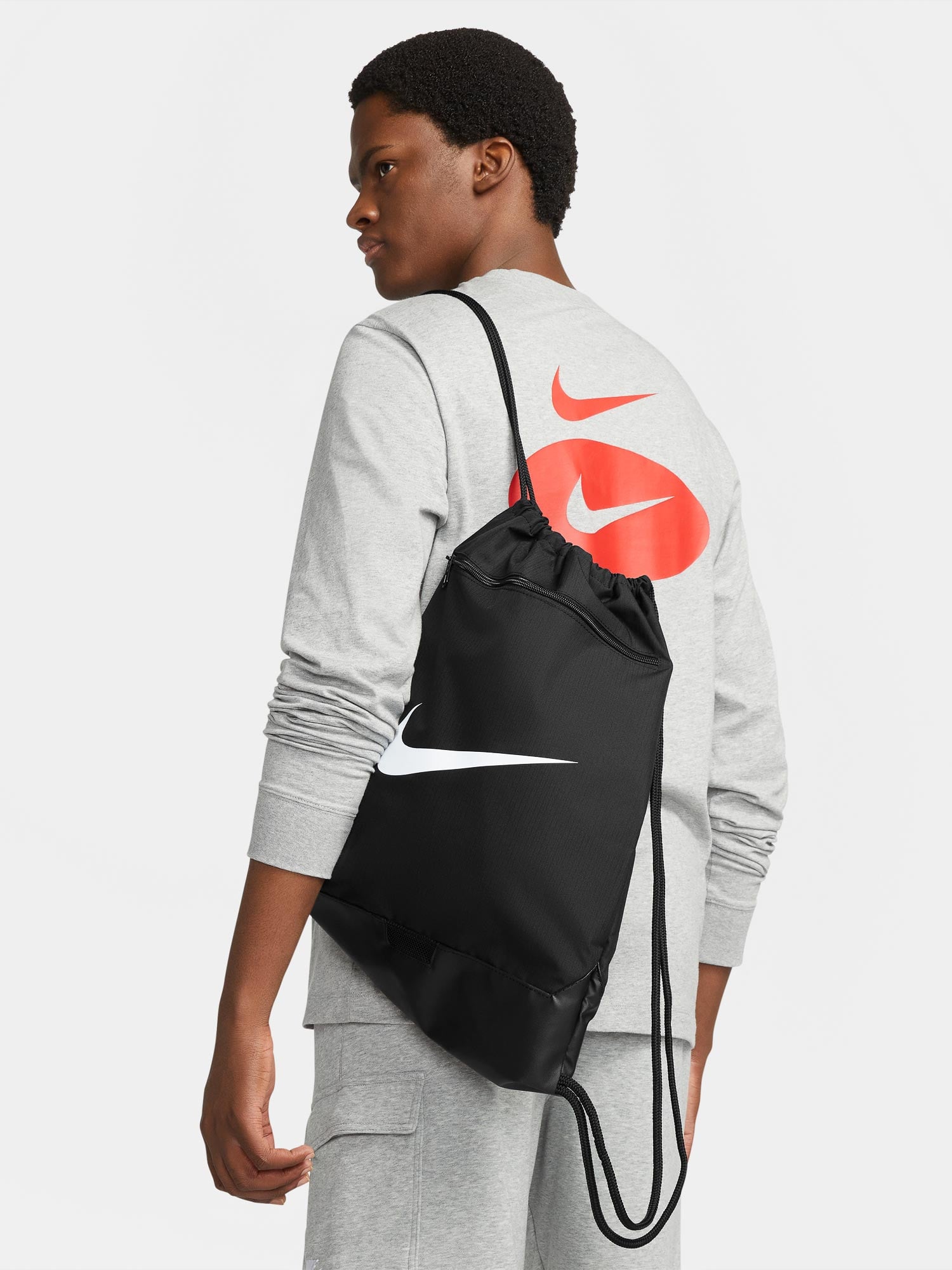 NIKE Мешка NK BRSLA DRAWSTRNG - 9 1\/2 18L