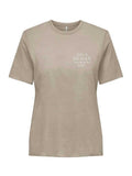 ONLY Тениска ONLLUCY LIFE REG S/S DETAIL GLIT TOP JRS