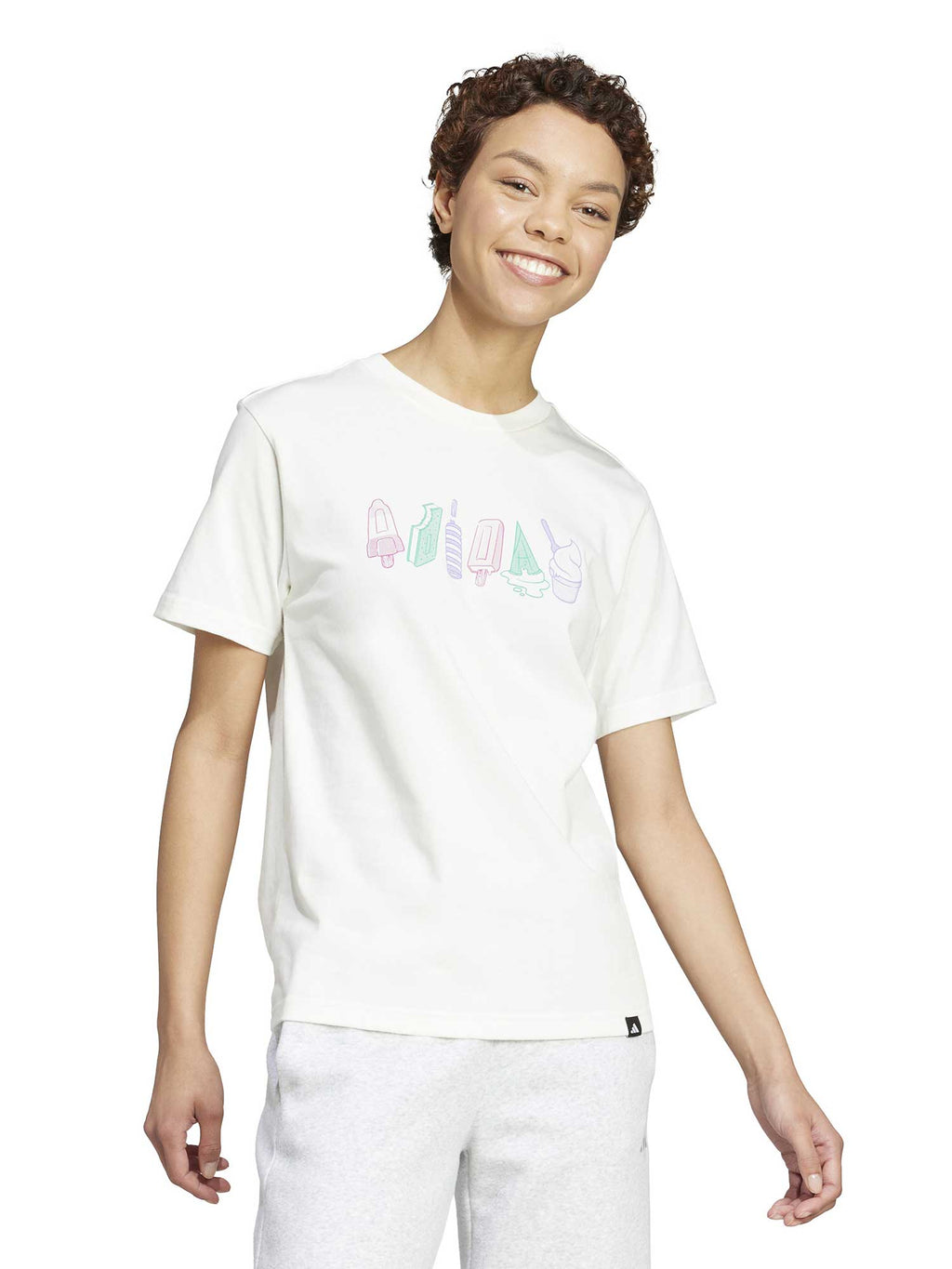 ADIDAS SPORTSWEAR Тениска Lounge Food Graphic T-Shirt