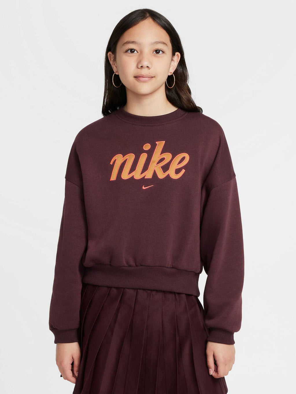 NIKE Блуза G NSW CLUB FLC BXY CRW GX STAR