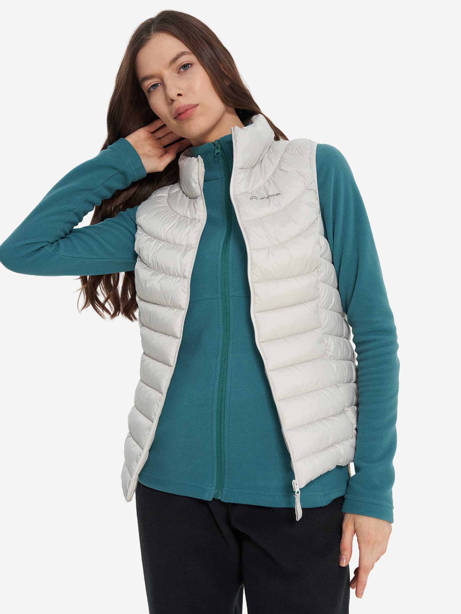 OUTVENTURE Елек Women's Solid Fake Down Vest