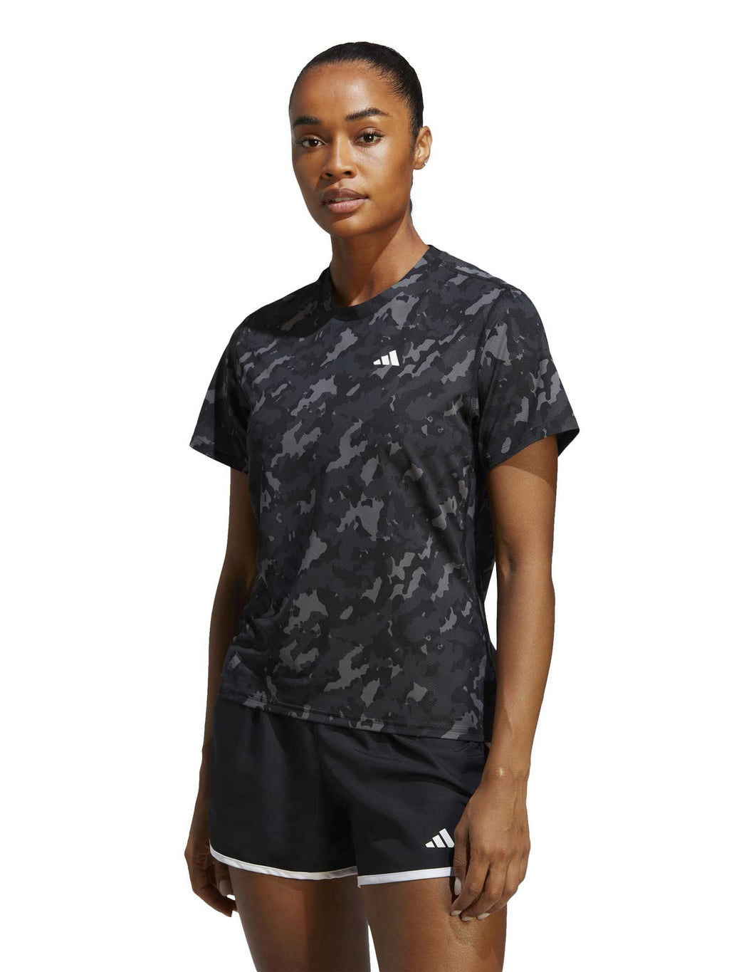 ADIDAS PERFORMANCE Тениска Own the Run Camo Running