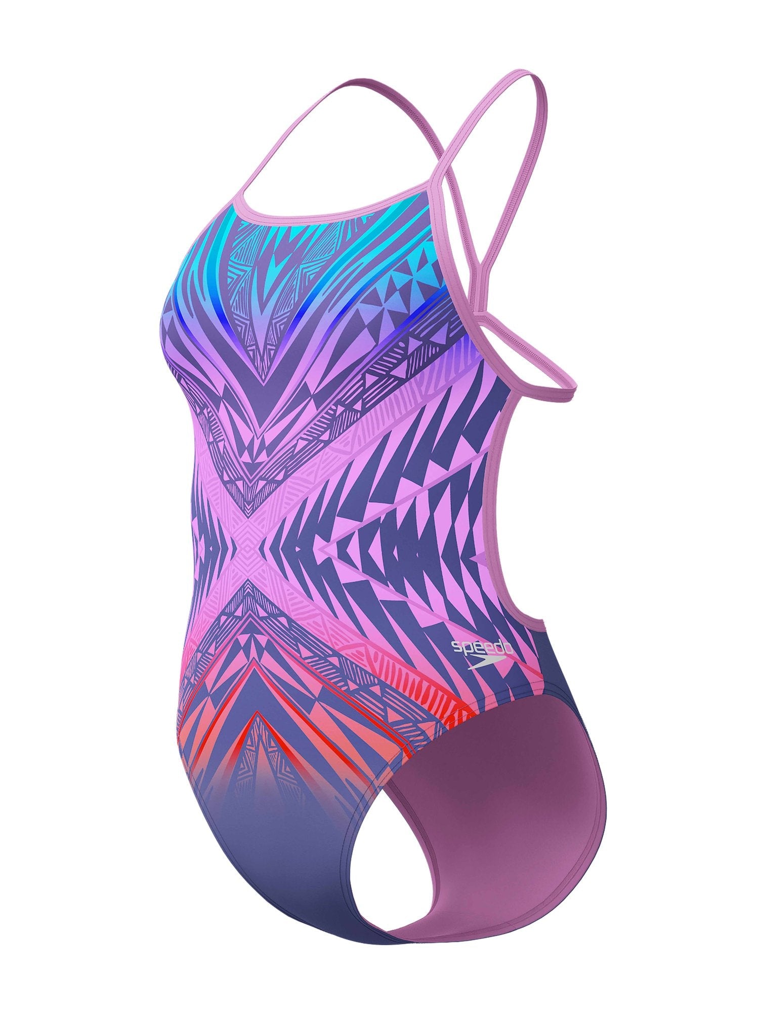 SPEEDO Цял бански WOMENS PLACEMENT DIGITAL VBACK