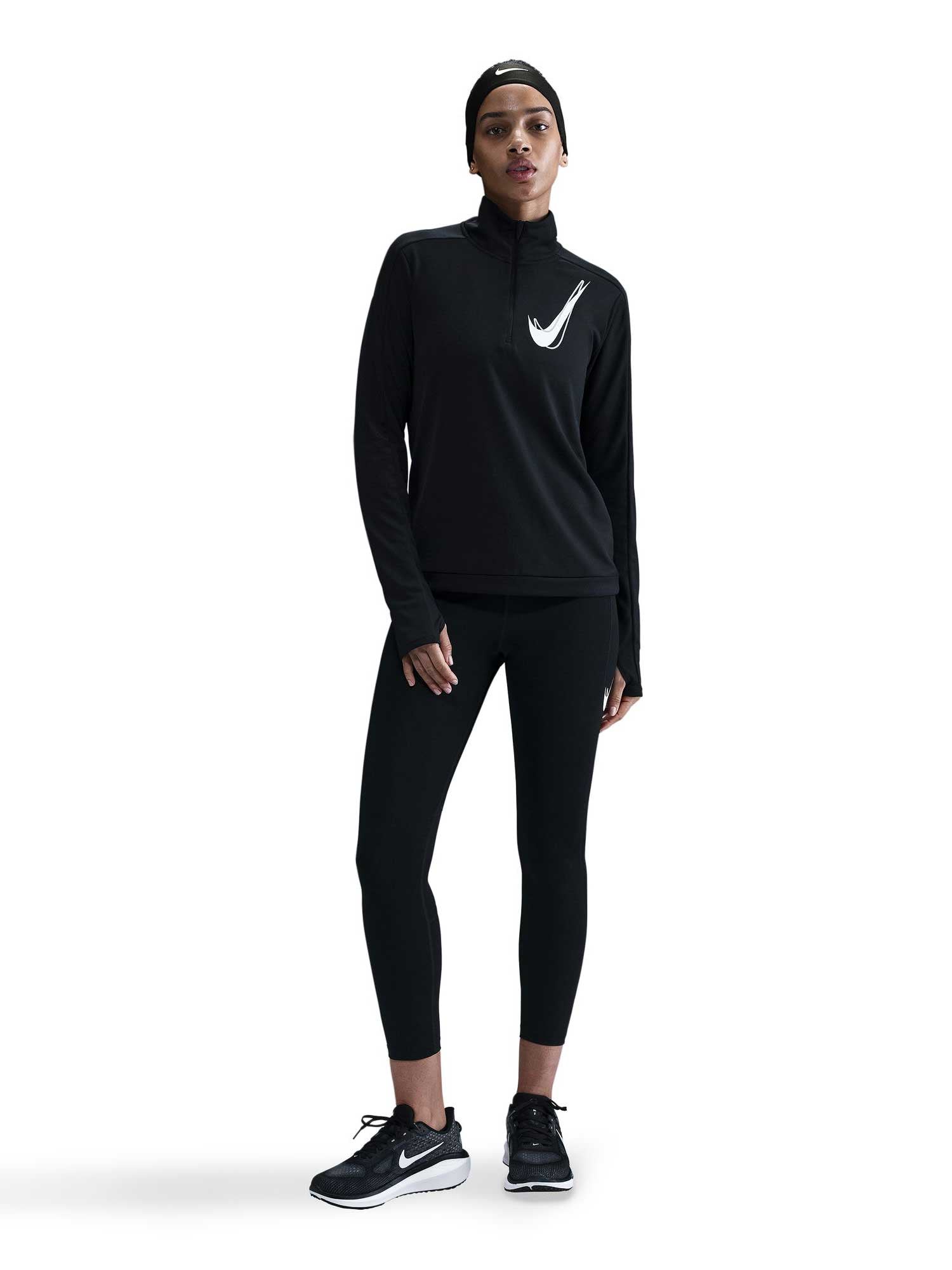 NIKE Блуза W NK SWSH HBR HZ MID