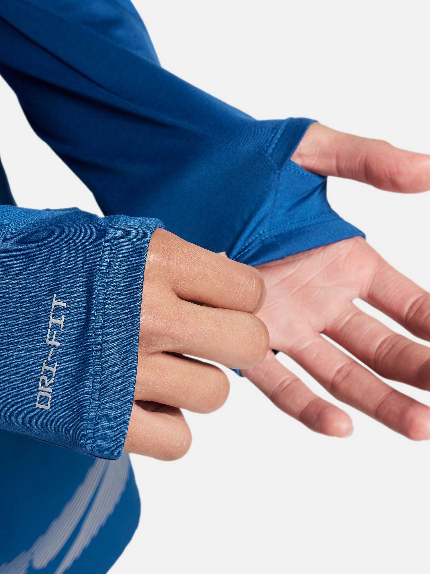 NIKE Блуза M NK DF ELMNT TOP HZ FLASH HBR