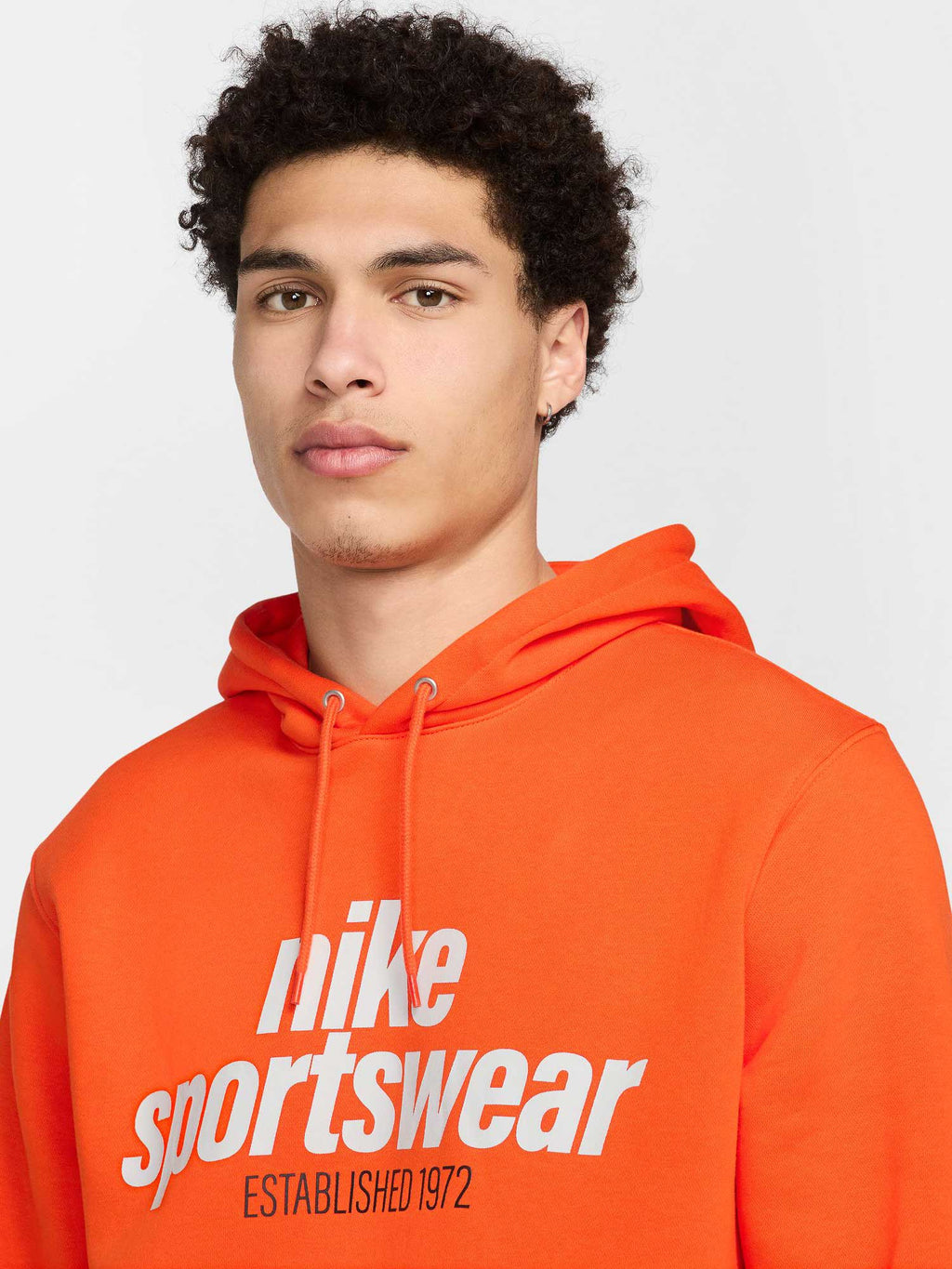 NIKE Суитшърт M NK CLUB BB PO HDY NSW GFX