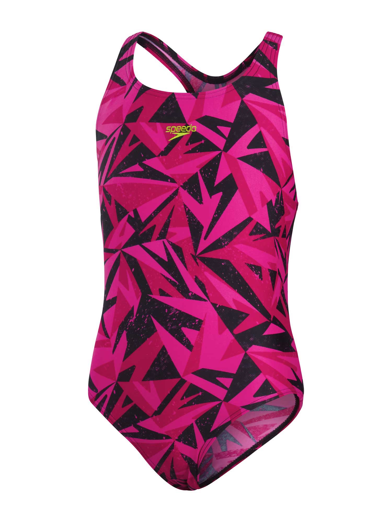 SPEEDO Цял бански GIRLS HYPER BOOM ALLOVER MEDALIST