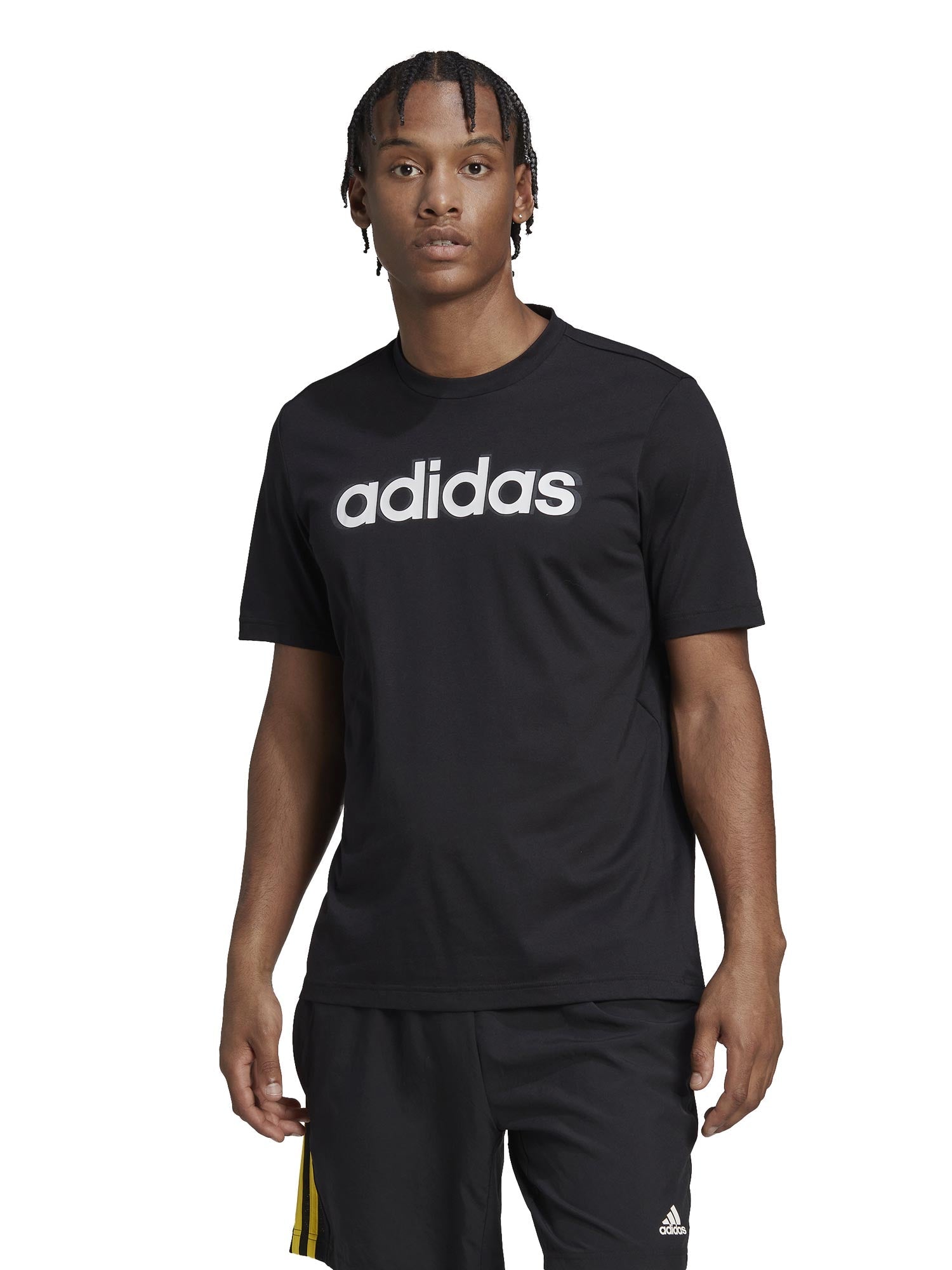 ADIDAS Тениска AEROREADY Workout Silicone Print Linear