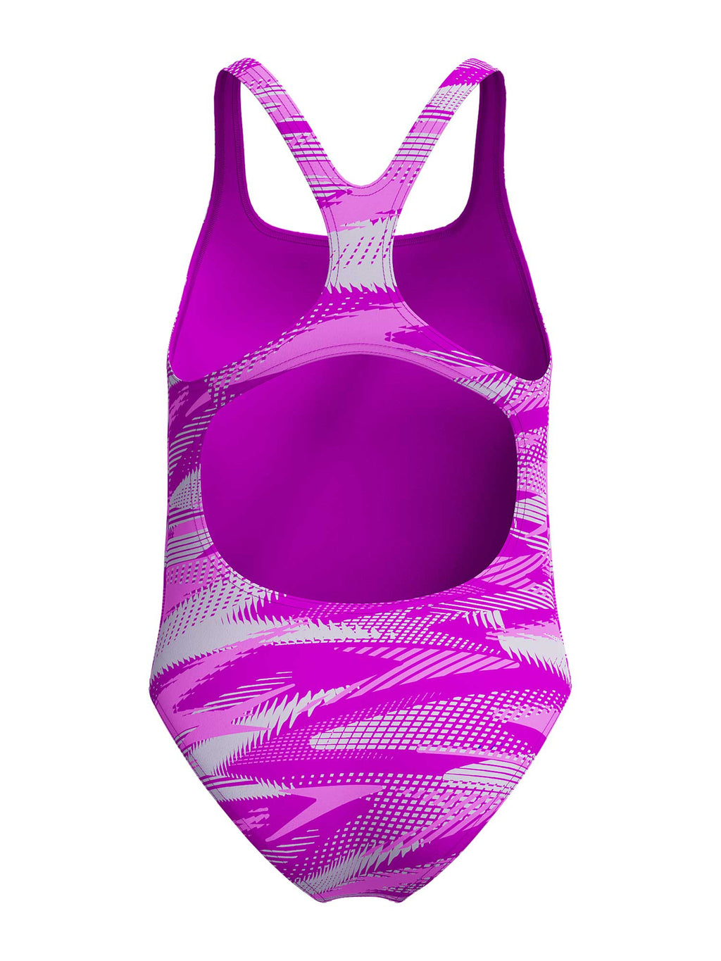 SPEEDO Цял бански GIRLS HYPERBOOM ALLOVER MEDALIST