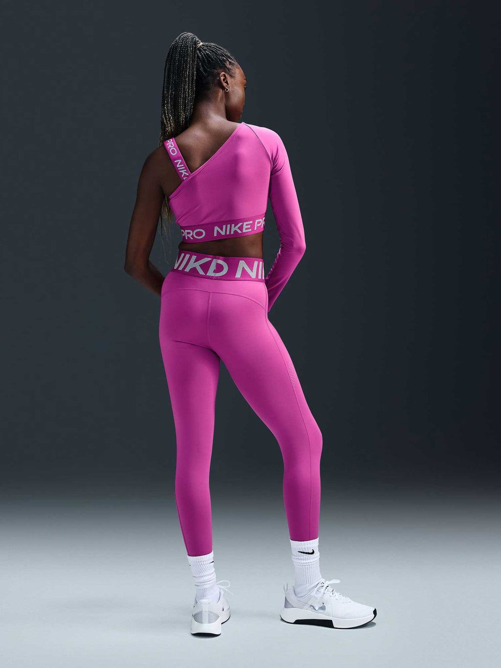 NIKE Потник W NP DF SHINE CROP TOP