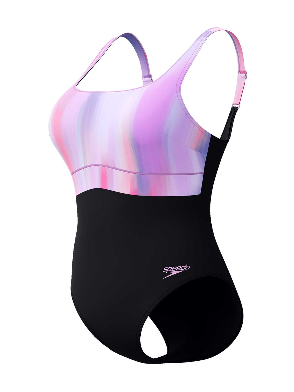 SPEEDO Цял бански WOMENS SHAPING CONTOURECLIPSE PRINTED