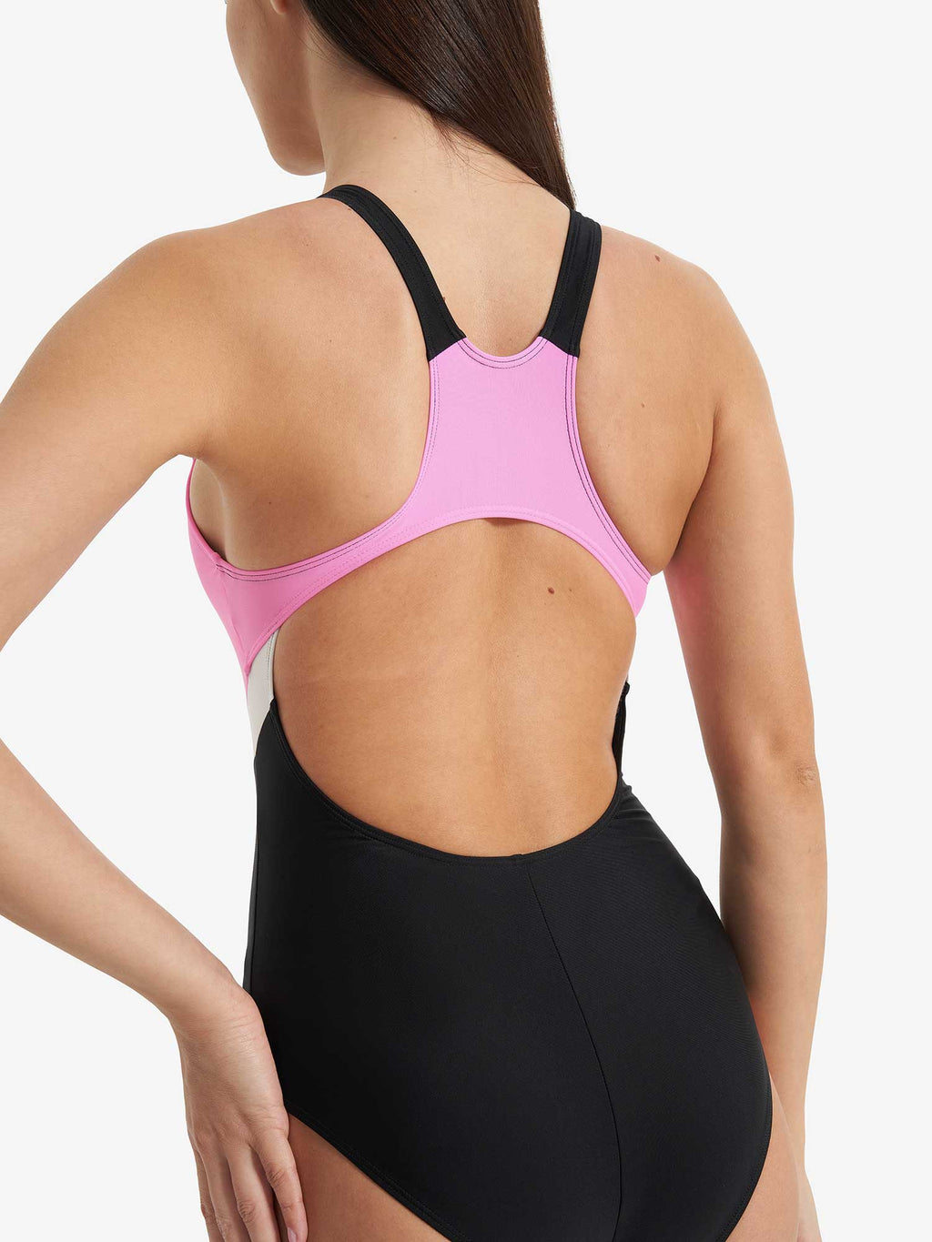 JOSS Цял бански Womens Training Colorblock Swimsuit