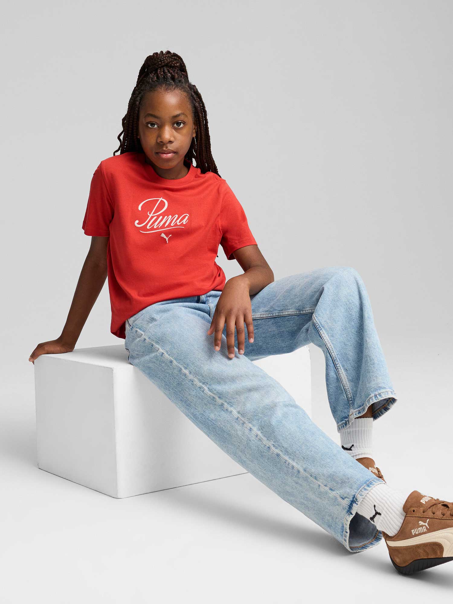 PUMA Тениска ESS SCRIPT Tee G