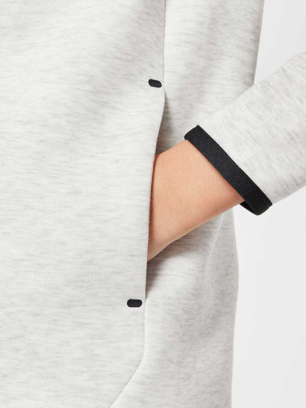 NIKE Суитшърт G NSW TCH FLC HD FZ LS - PD