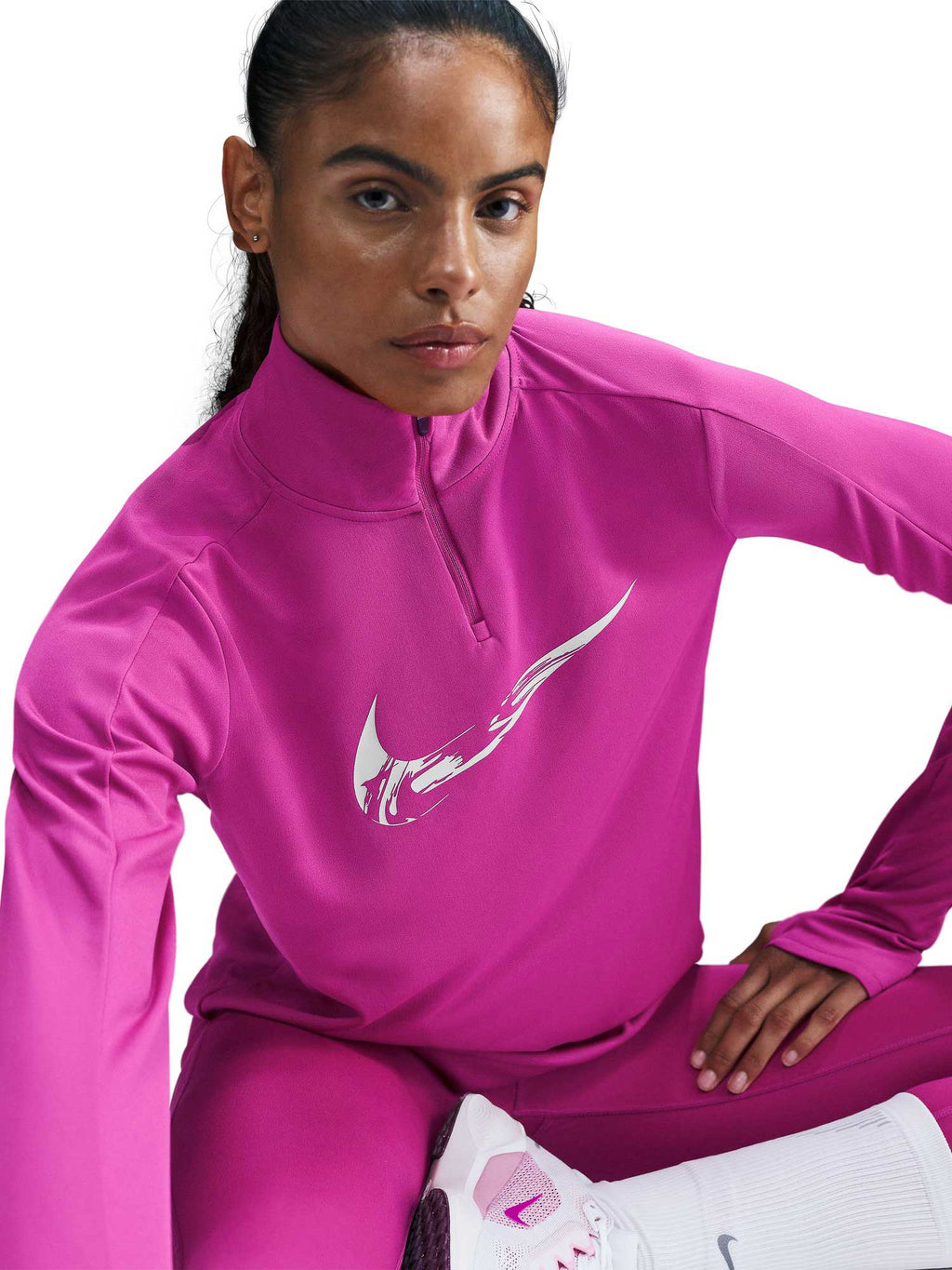 NIKE Блуза W NK SWSH HBR HZ MID