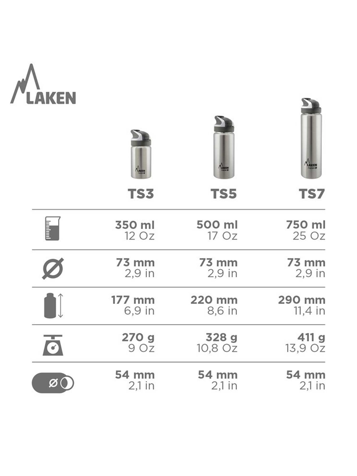 LAKEN Термо бутилка Summit 0.35L