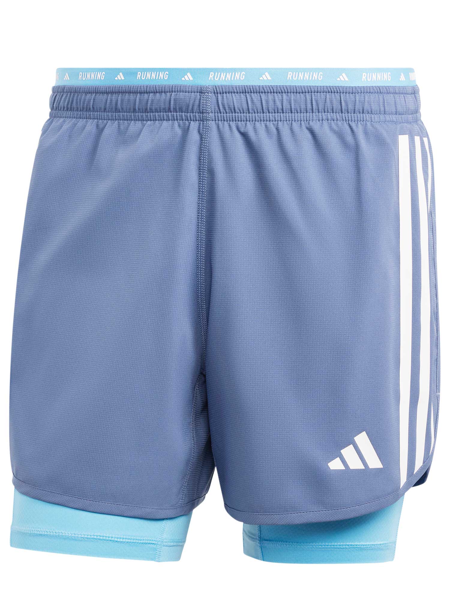ADIDAS PERFORMANCE Къси панталони Own The Run 3-Stripes 2-in-1 Shorts