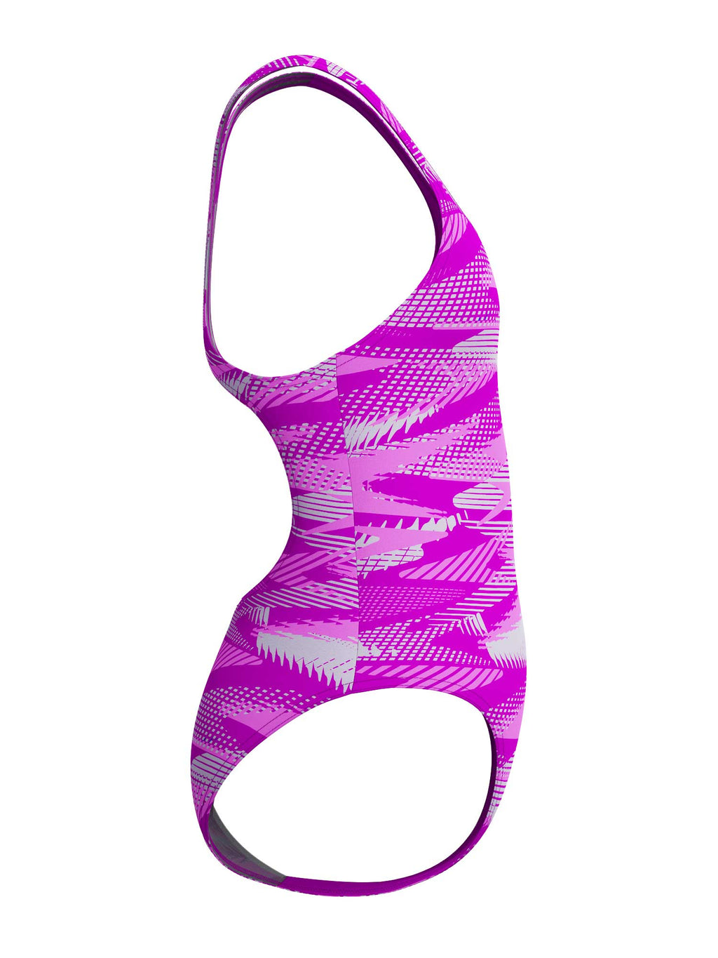 SPEEDO Цял бански GIRLS HYPERBOOM ALLOVER MEDALIST