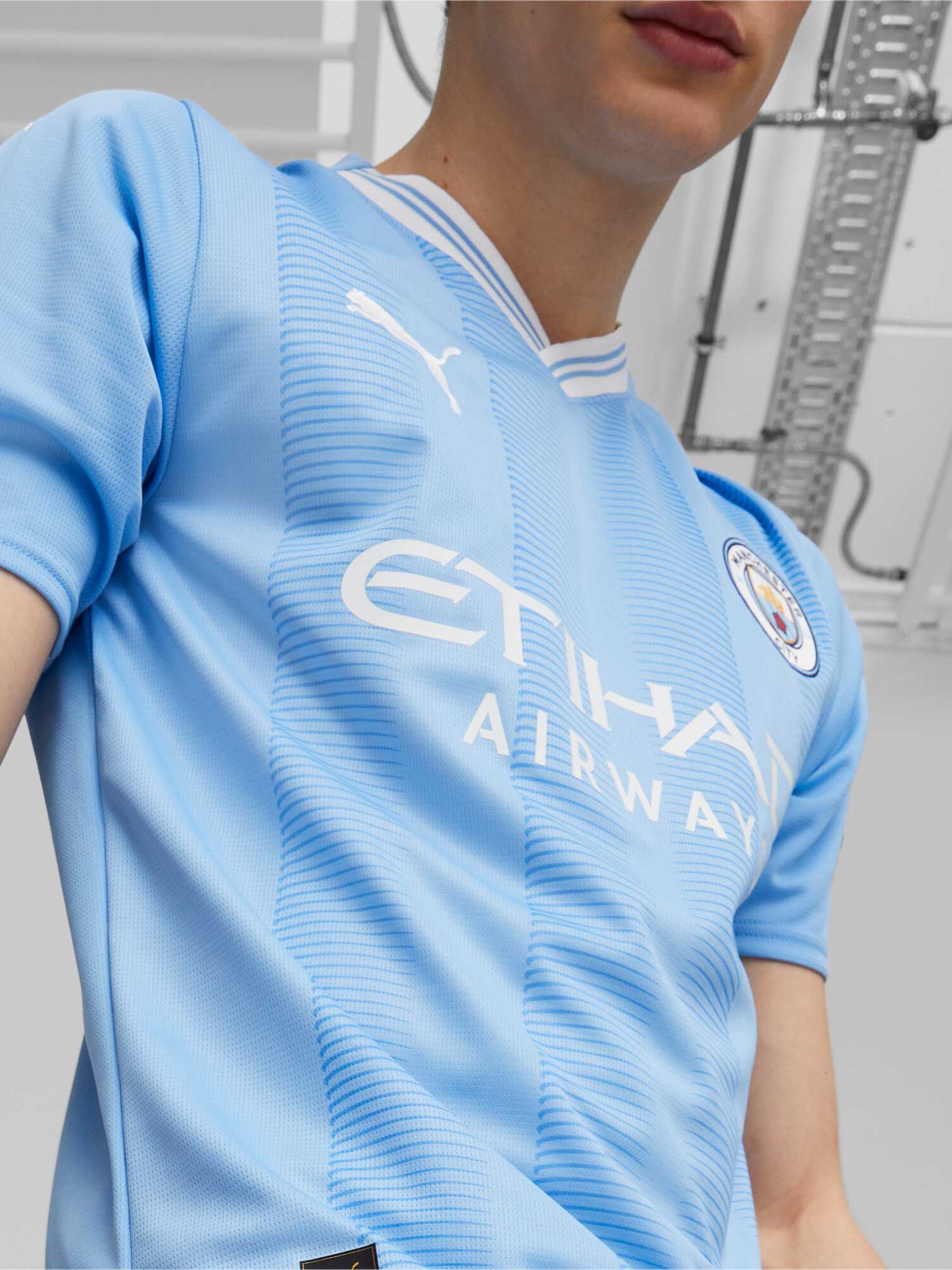 PUMA Тениска MCFC Home Jersey Replica