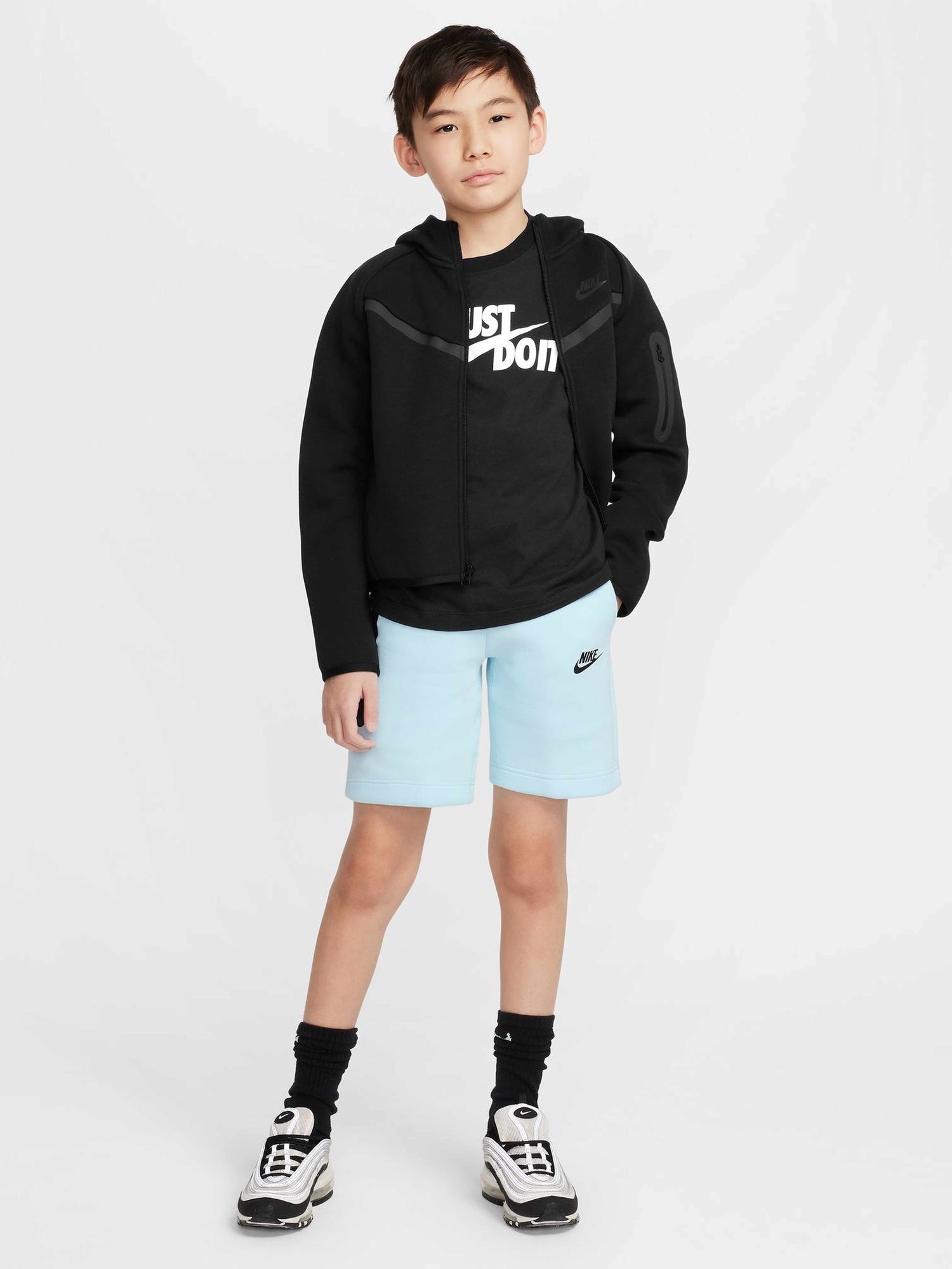 NIKE Къси панталони B NSW TECH FLC SHORT