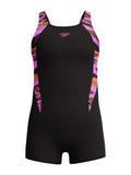 SPEEDO Цял бански GIRLS HYPERBOOM SPLICE LEGSUIT
