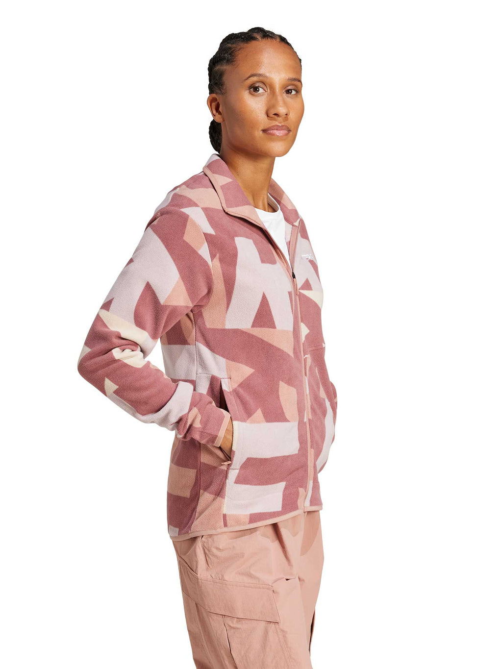 ADIDAS PERFORMANCE Полар Terrex Multi Printed Full-Zip Fleece Jacket