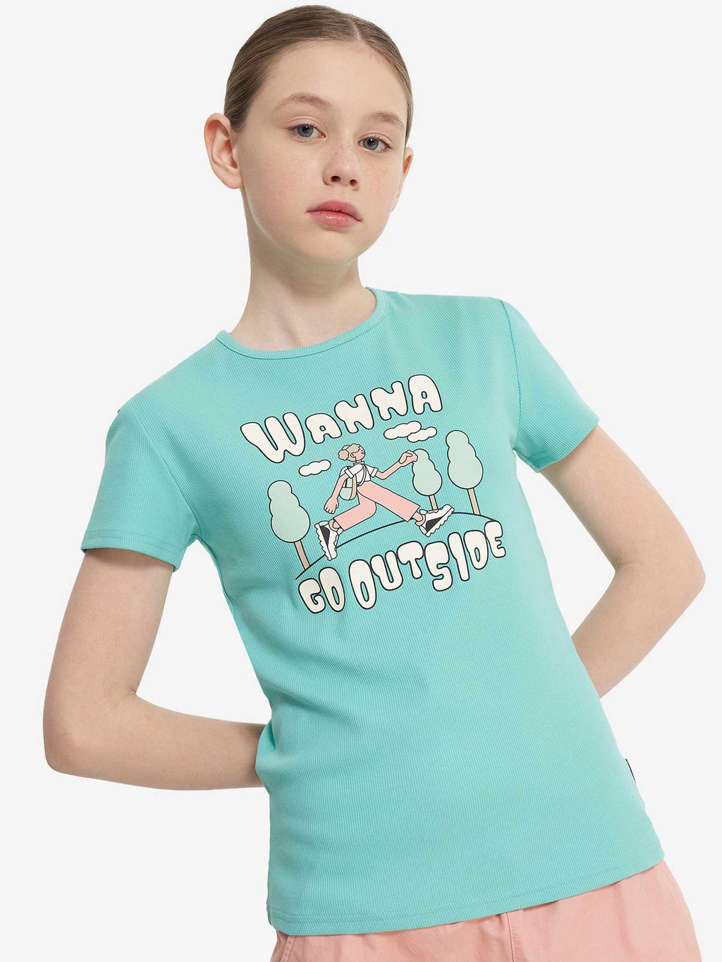 OUTVENTURE Тениска Travel Girls Short sleeve T-shirt