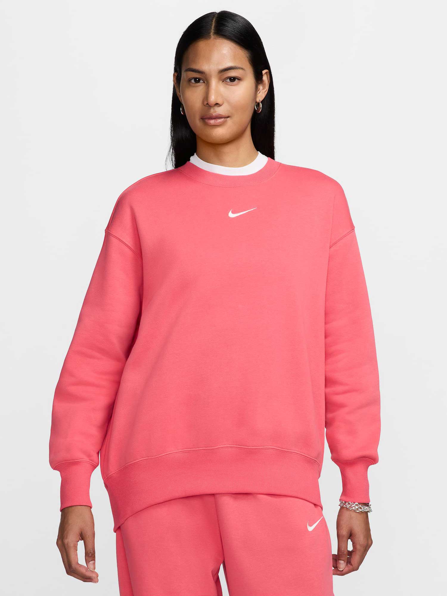 NIKE Блуза W NSW PHNX FLC OS CREW