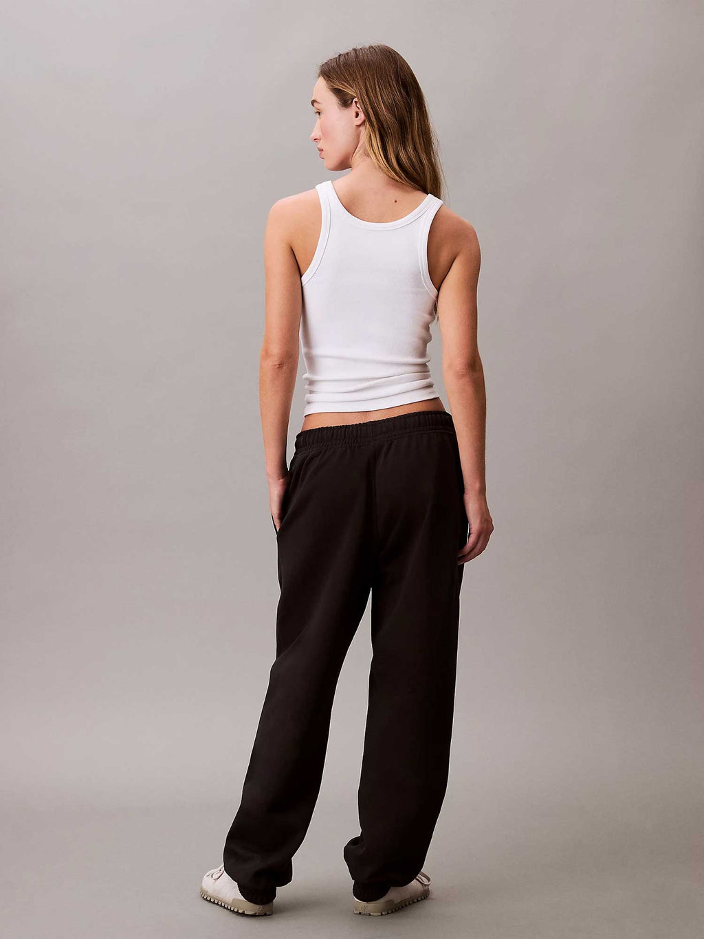 Calvin Klein Jeans Спортно долнище MONOLOGO FRENCH TERRY JOGGER