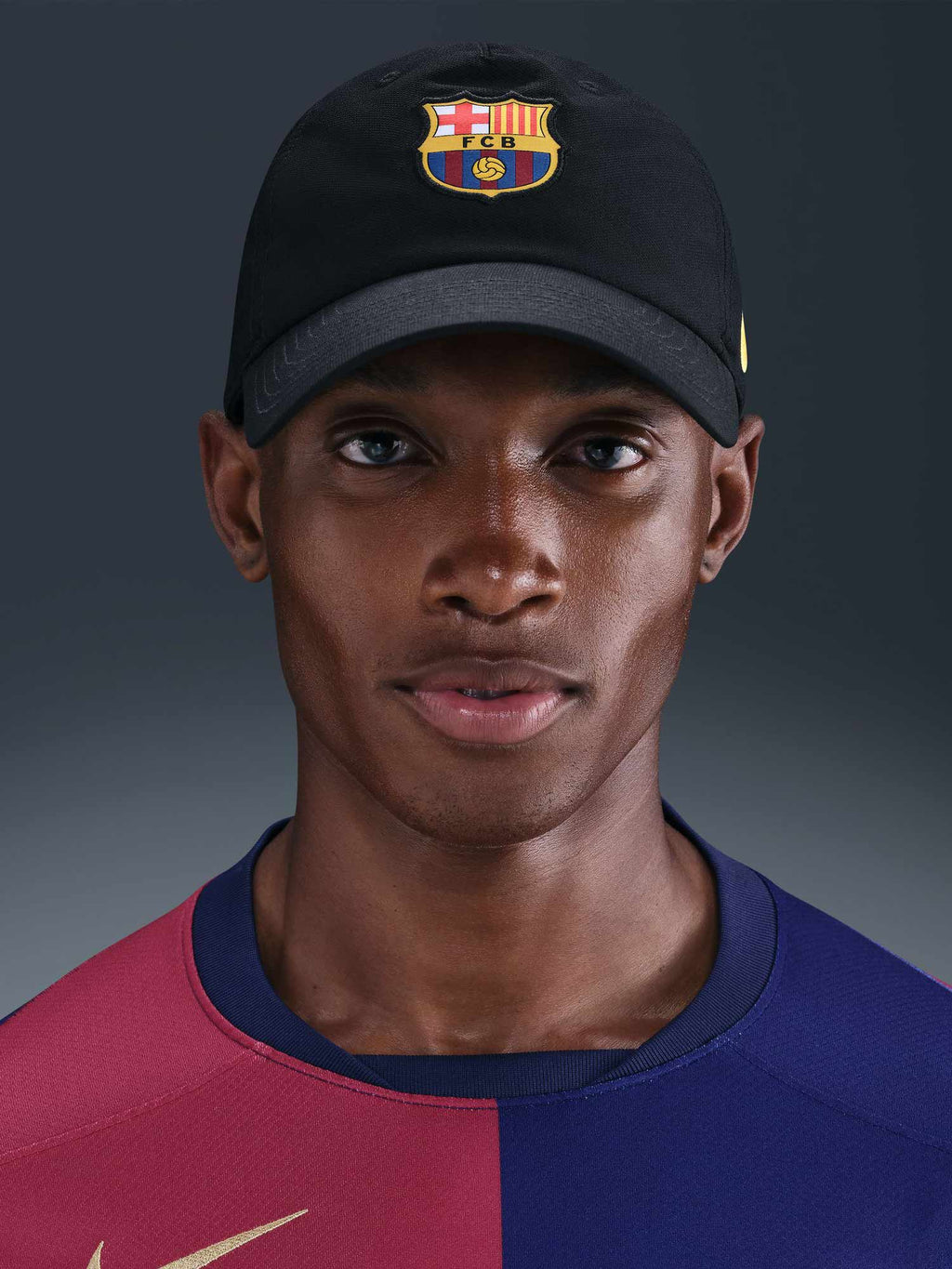 NIKE Шапка FCB U NK CLUB CAP US CB L