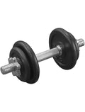 AB FIT Дъмбел с черни дискове, 10 кг