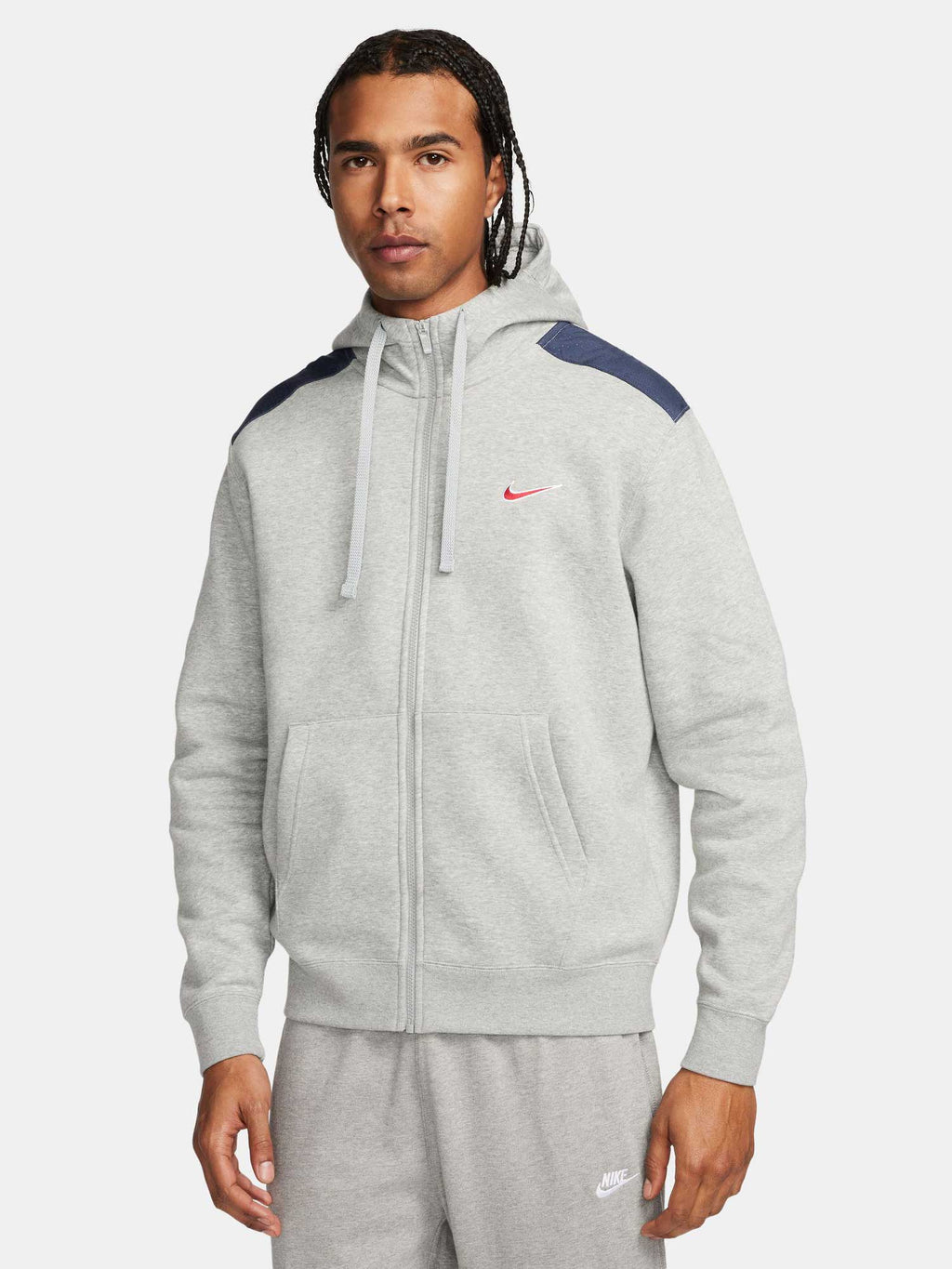 NIKE Суитшърт M NSW SP FLC FZ HOODIE BB