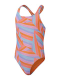 SPEEDO Цял бански GIRLS PRINTED PULSEBACK