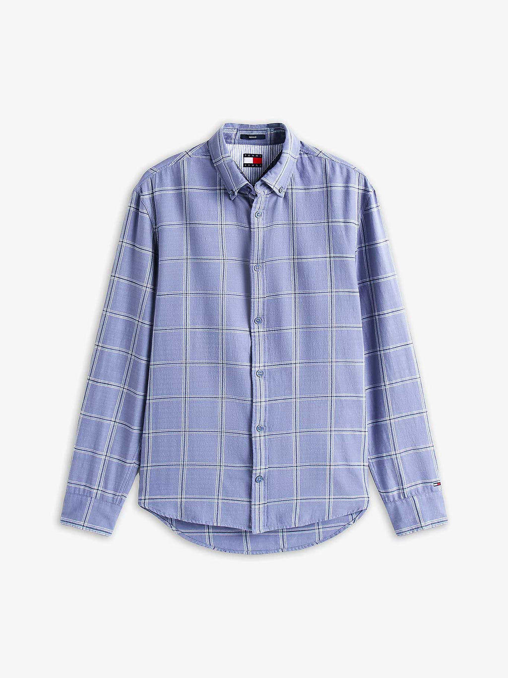 TOMMY JEANS Риза TJM ESSNTL TWILL CHECK REG SHI