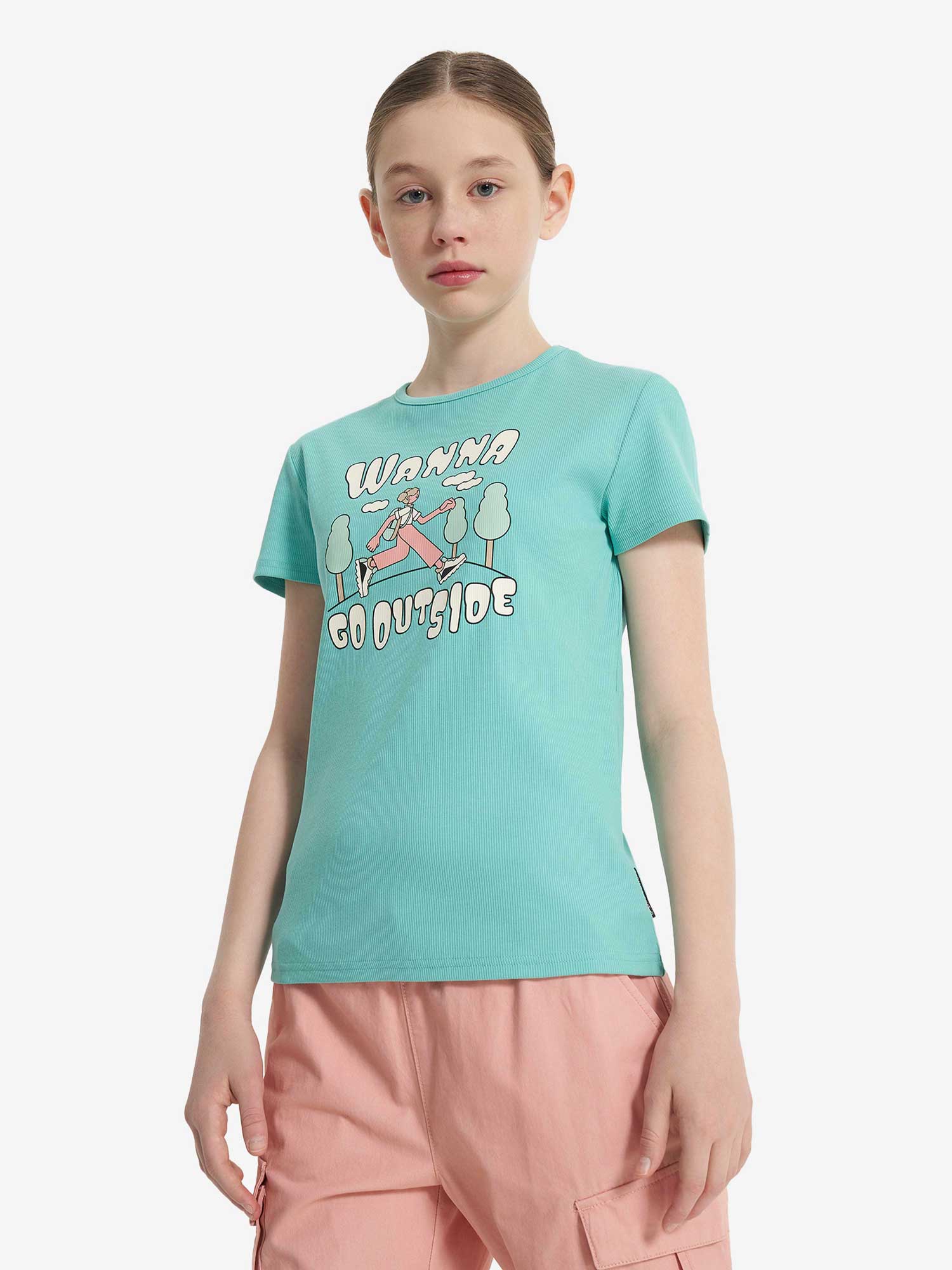 OUTVENTURE Тениска Travel Girls Short sleeve T-shirt