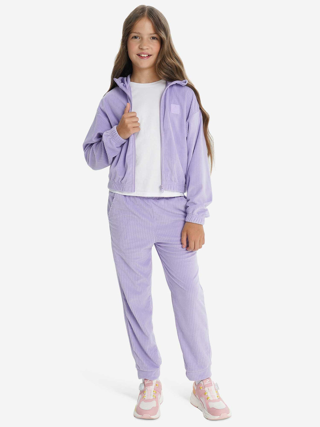 DEMIX Суитшърт Sport Style Girl's Velour FZ Jumper