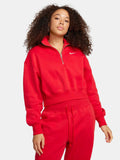 NIKE Блуза W NSW PHNX FLC QZ CROP