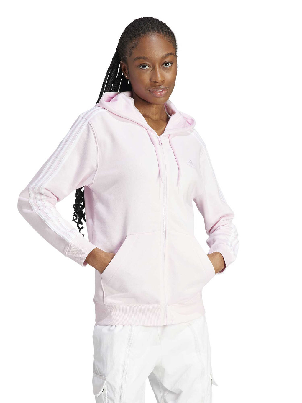ADIDAS SPORTSWEAR Суитшърт Essentials 3-Stripes French Terry Regular