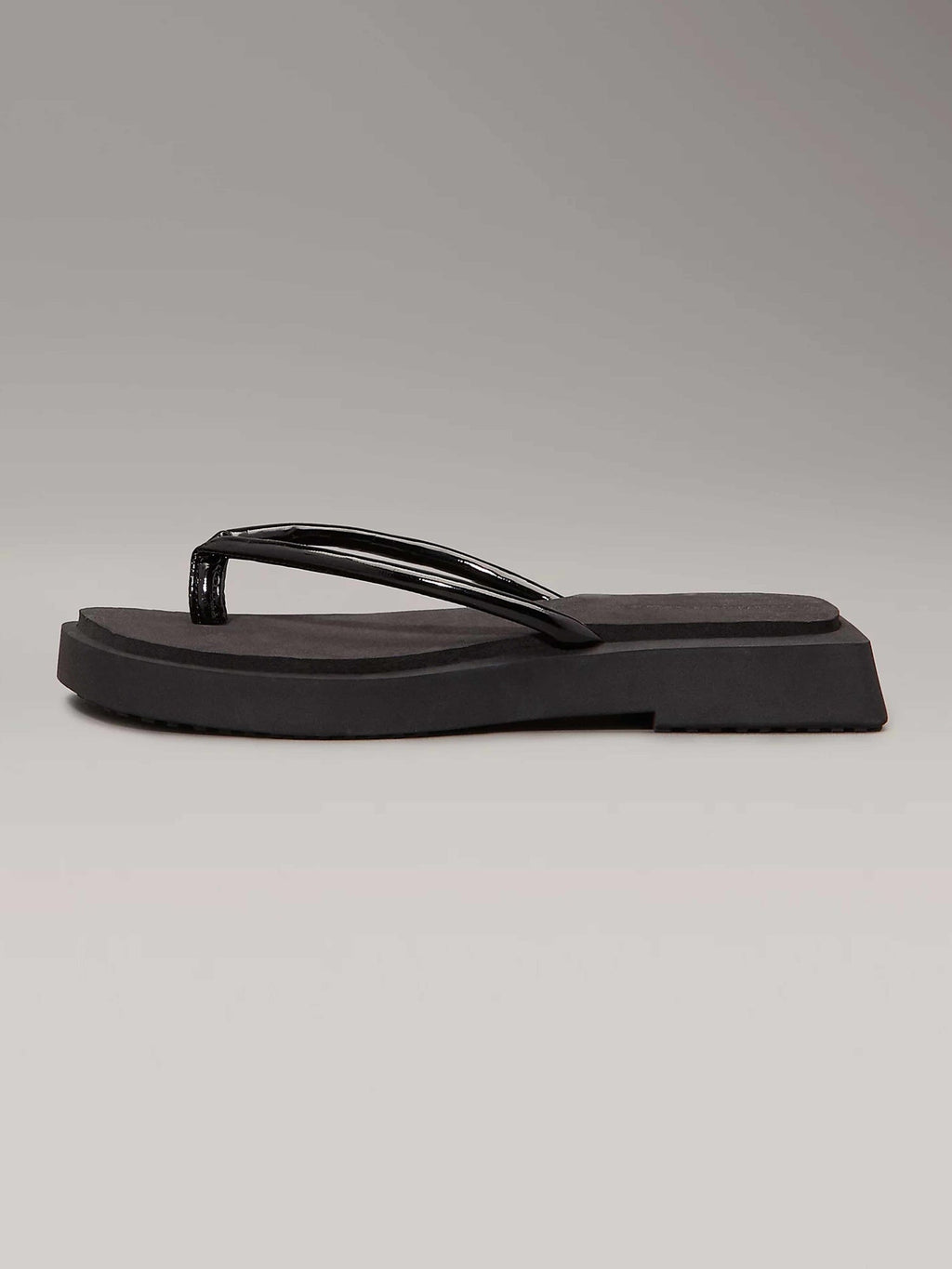 Calvin Klein Jeans Джапанки SQ LOW WEDGE SANDAL STITCH