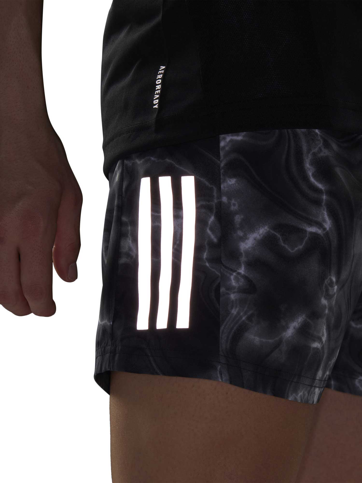ADIDAS PERFORMANCE Къси панталони Own the Run Allover Print