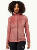 JACK WOLFSKIN Полар ROTWAND HOODED FZ W