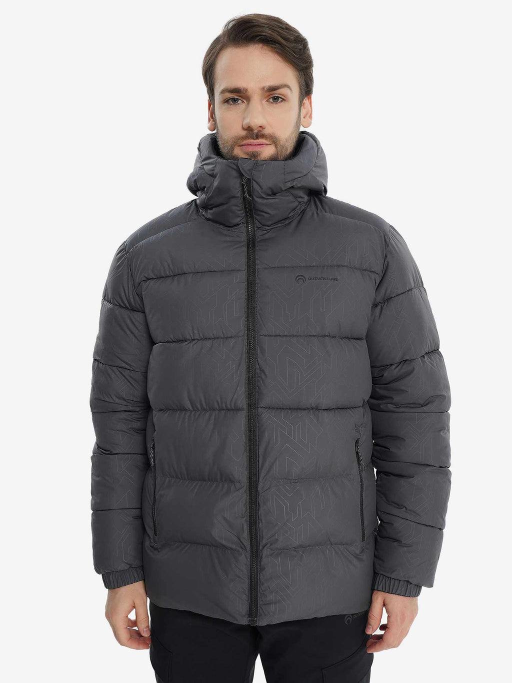 OUTVENTURE Яке Hiking Men's Faux Down Reversible Jacket