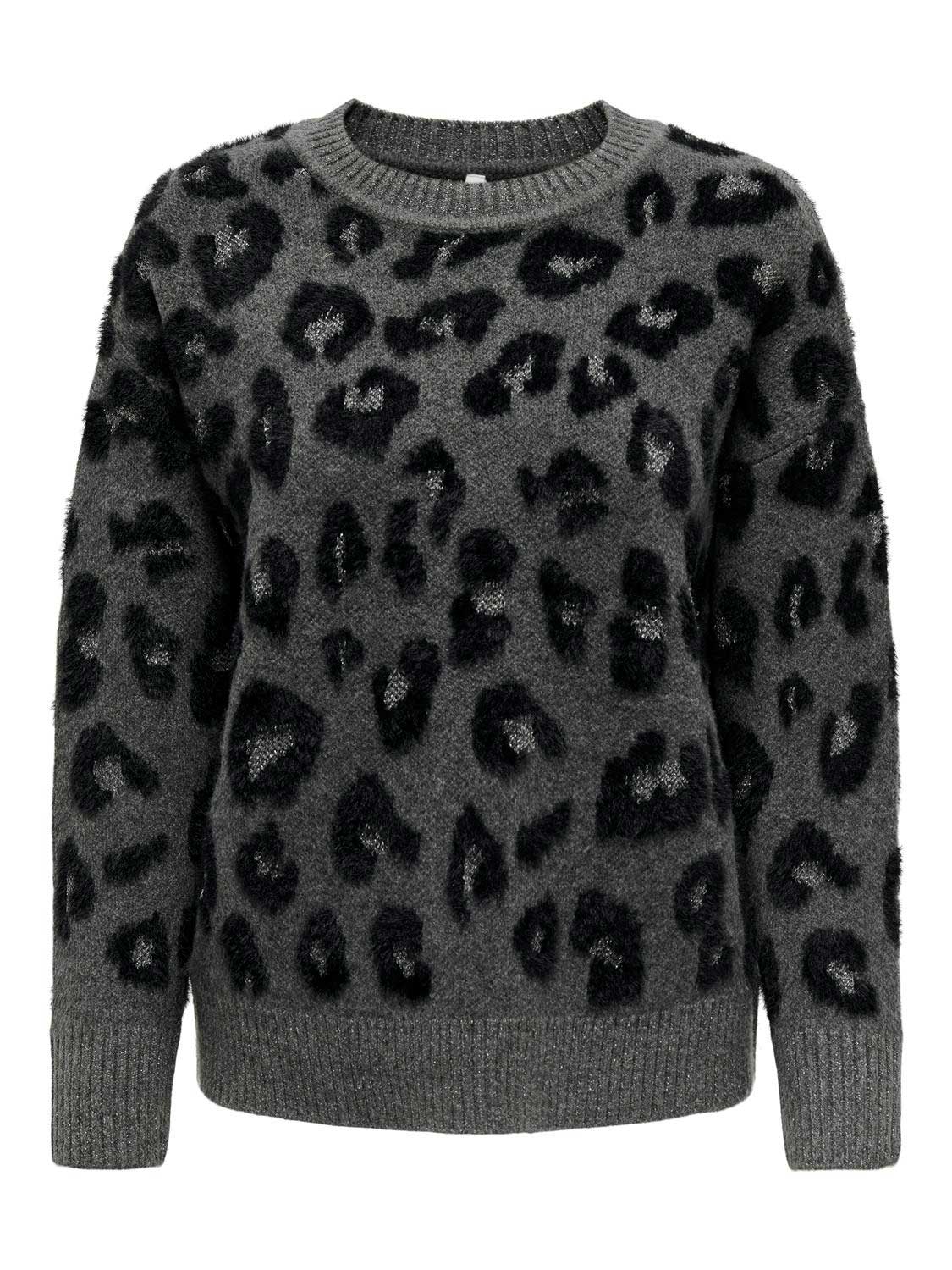 ONLY Пуловер ONLSARA LS JQ GLITTER O-NECK KNT