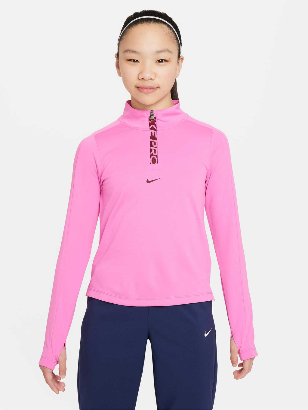 NIKE Блуза G NK DF LS HZ SE+